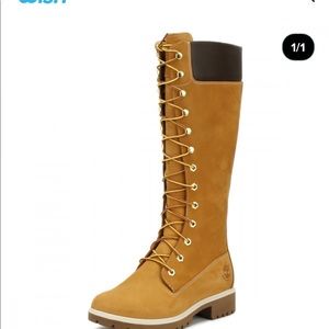 Tan Wheat Knee High Timberlands - NWOT